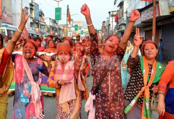 Election reslut cheers up Tripura BJP : UP victory to help BJP in presidential polls, Rajya Sabha numbers